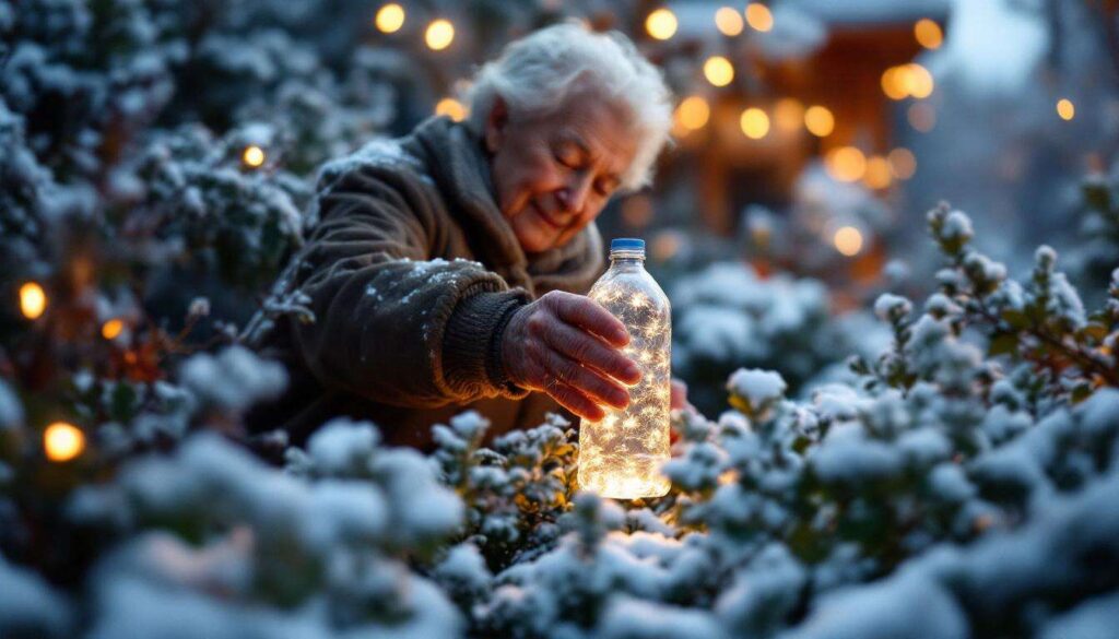 Waarom steeds meer senioren deze winter een simpele plastic fles in hun tuin laten staan