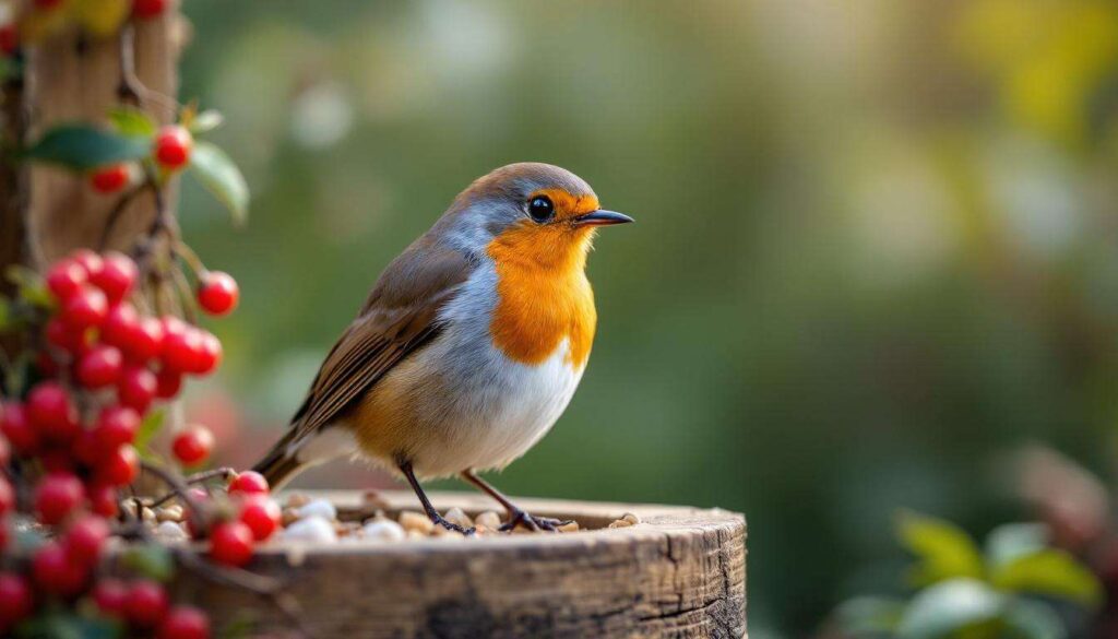 Robins in je tuin houden: welke wintervrucht ze aantrekt (en hoe je het veilig aanbiedt)