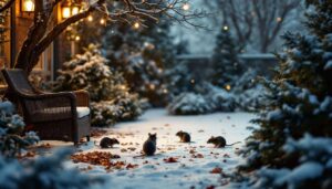 In de winter trekt dit avondritueel in de tuin ratten en ongedierte aan zonder dat je het doorhebt