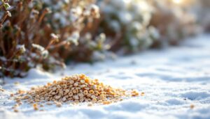Zout is niet langer de oplossing tegen ijzel, een ontbijtrestje beschermt uw vloeren en tuin beter zonder schade