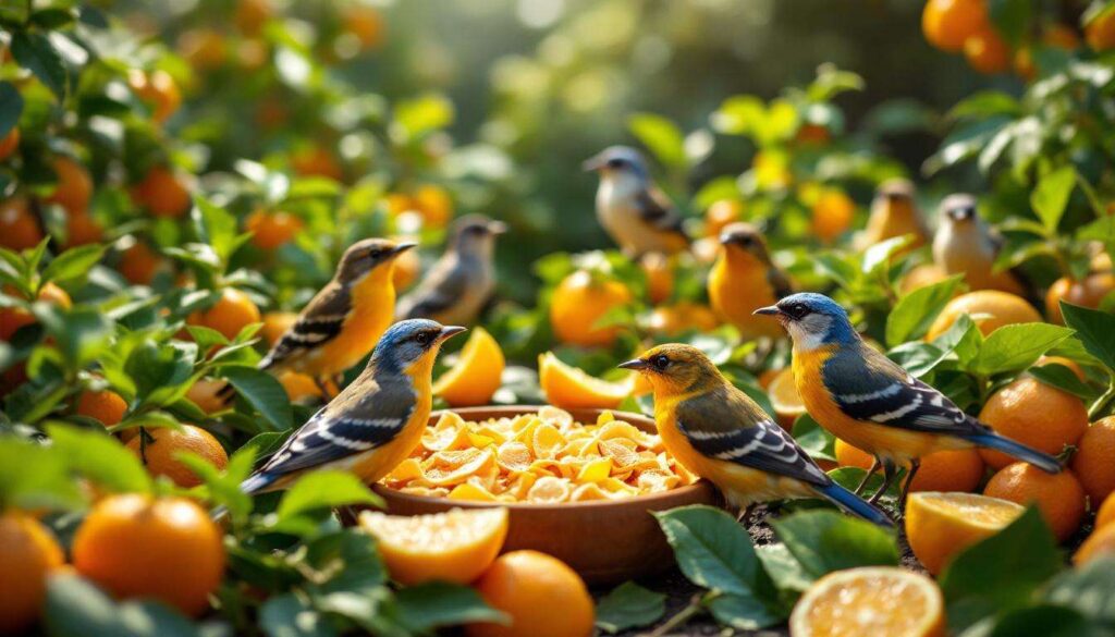 Ik gebruikte deze citrusschil 7 dagen, mijn tuin zit nu vol met vogels