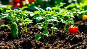 De beste grond voor zaailingen. Komkommers, tomaten en paprika's groeien hierin erg goed